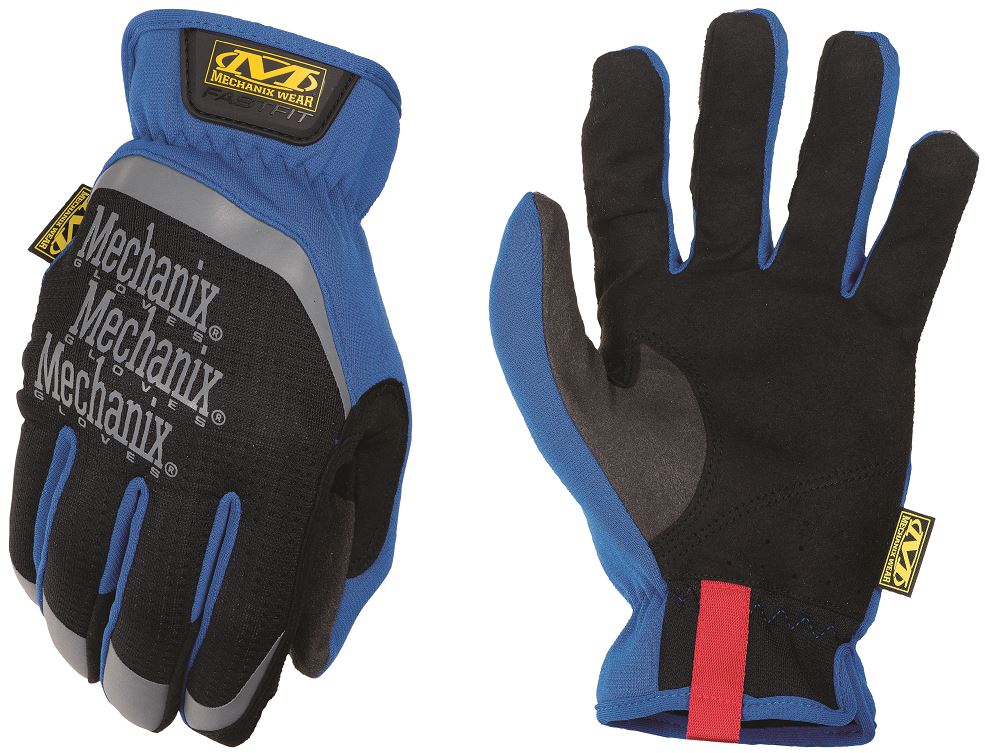 FastFit® Gloves (Medium, Blue)